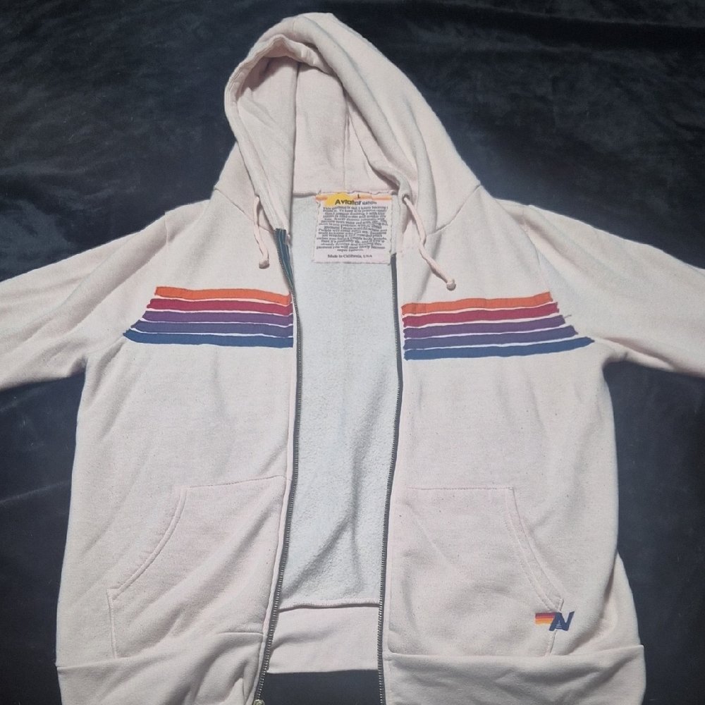 Aviator Nation Light Pink Hoodie